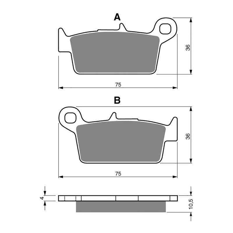 GOLDfren Brake Pads GF003 - S3