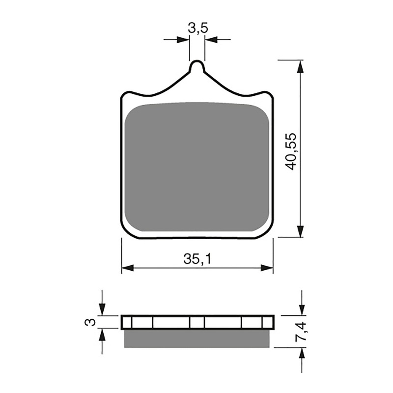 GOLDfren Brake Pads Sintered Sports GF177 - S3 ( PH294 )