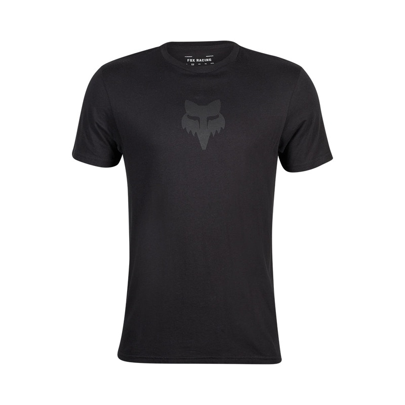 FOX HEAD SS PREMIUM TEE [BLACK/BLACK]