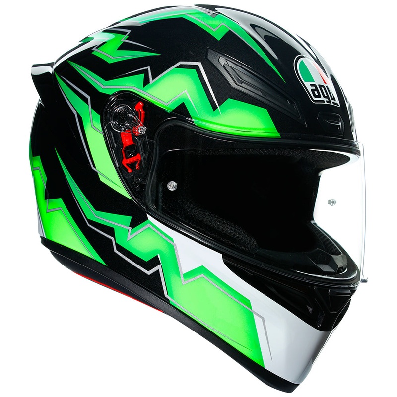 AGV K1 [KRIPTON BLACK/GREEN]