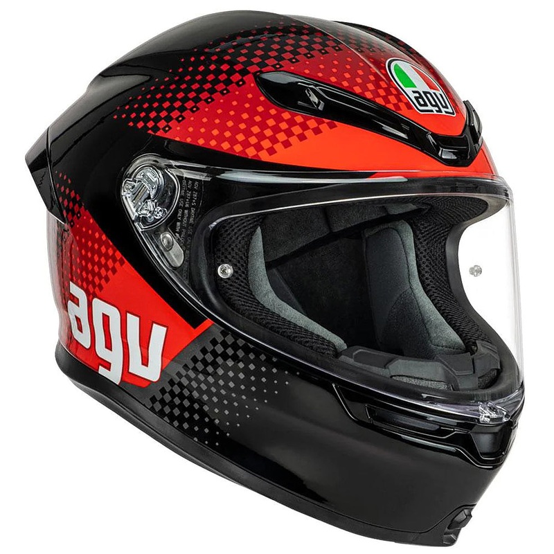 AGV K6 S [FISION 2 BLACK/RED] E22.06