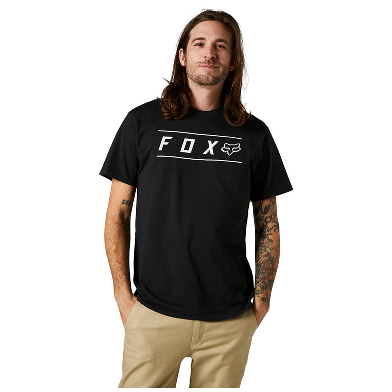 FOX PINNACLE SS PREMIUM TEE [BLACK/WHITE]