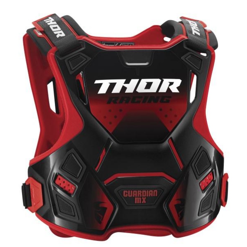 GUARDIAN ROOST CHEST PROTECTOR YOUTH BLK/RED