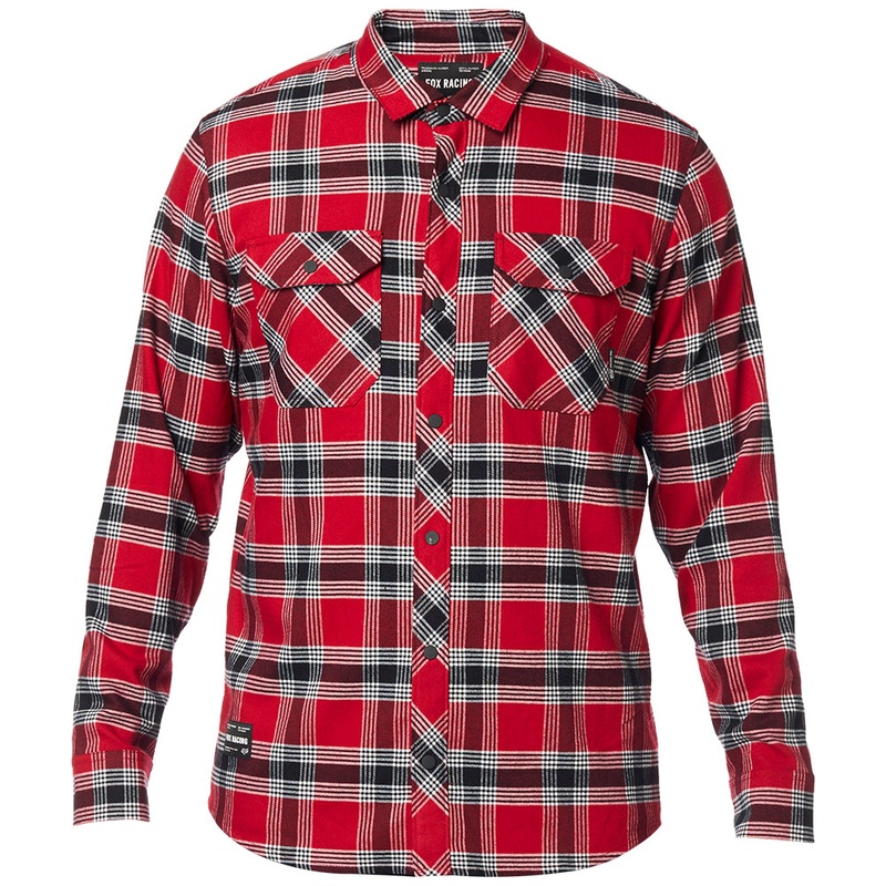 FOX FUSION TECH FLANNEL [CARDINAL]