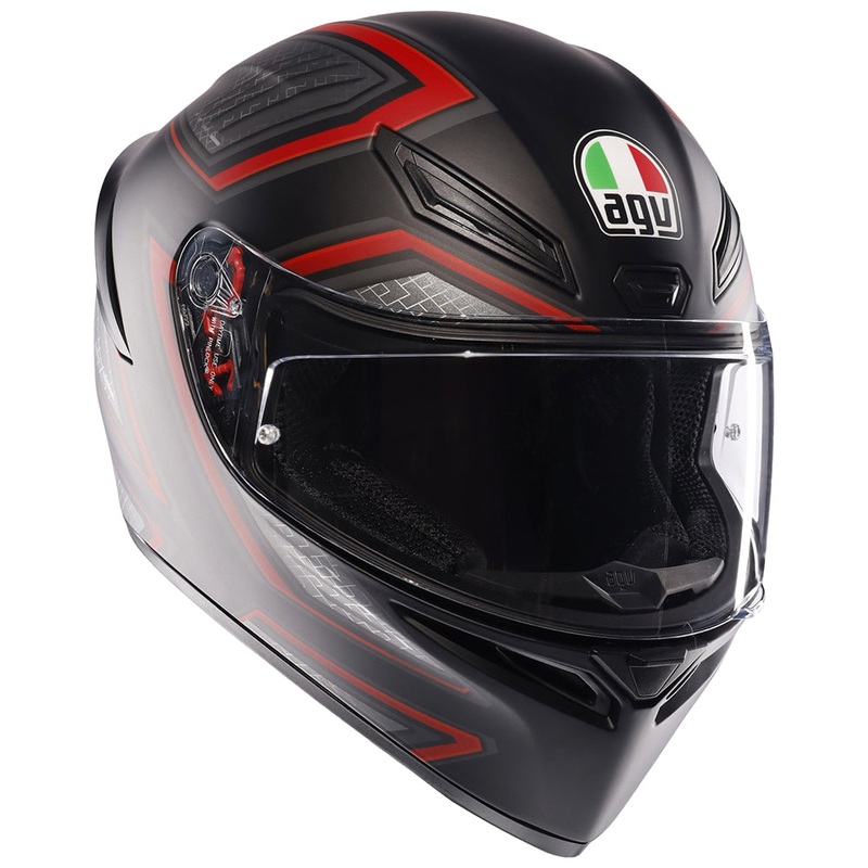 AGV K1 S [SLING MATT BLACK/RED] E22.06