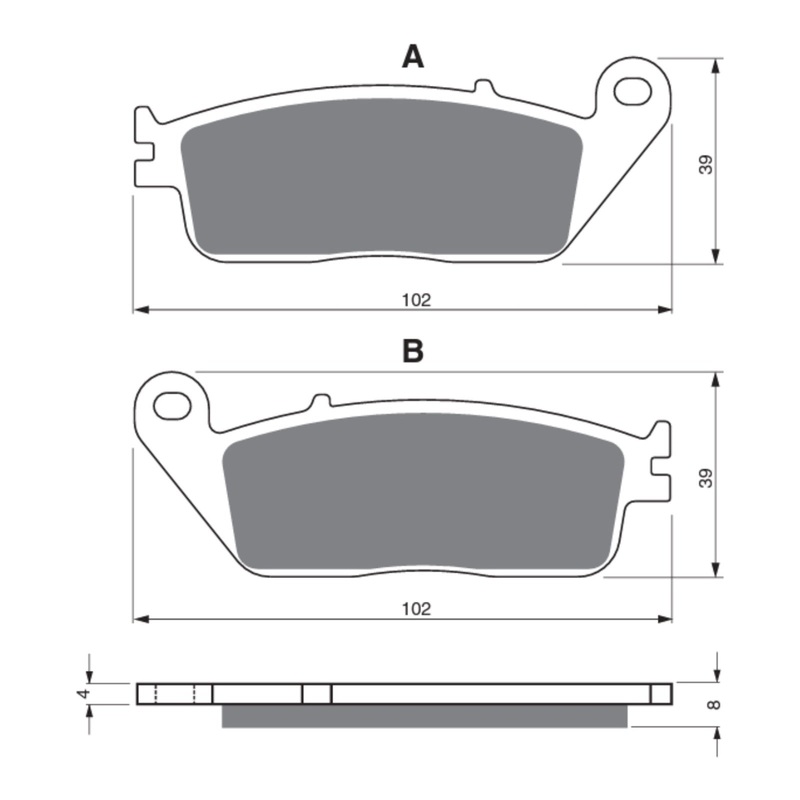 GOLDfren Brake Pads GF022 - GP5