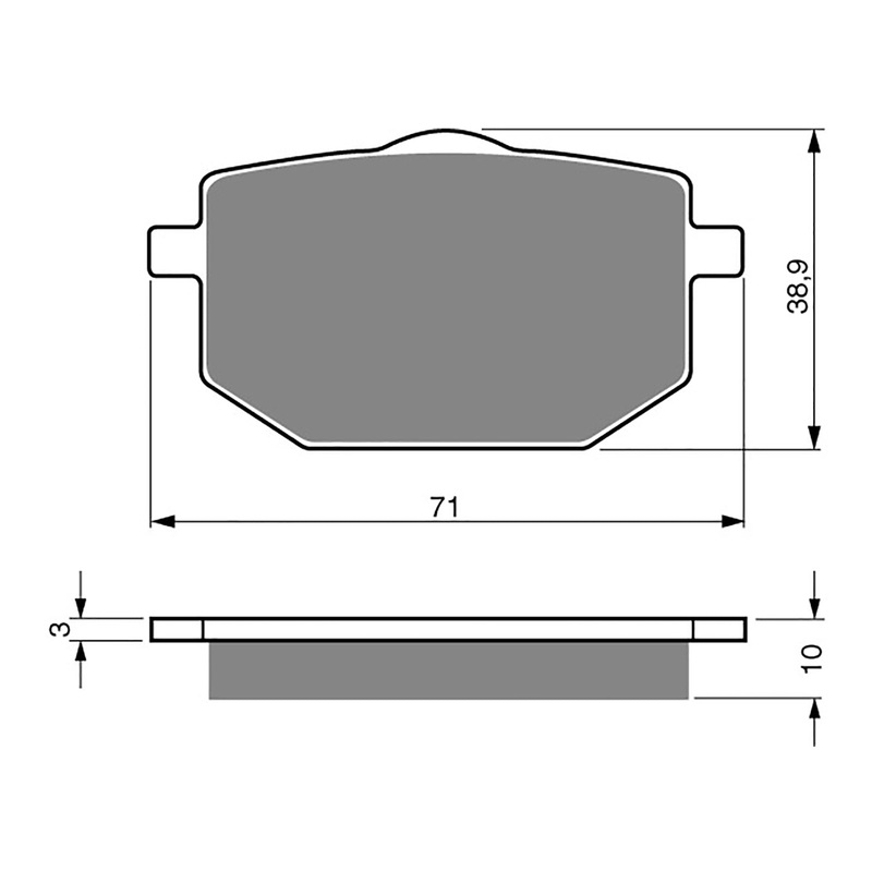 GOLDfren Brake Pads GF029 - S3